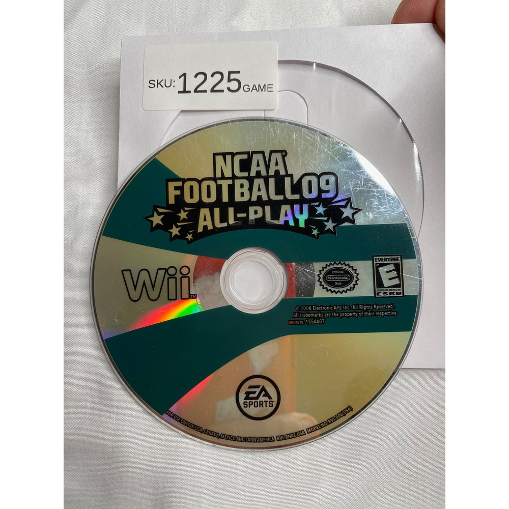NCAA Football 09 All-Play Nintendo Wii
